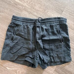 Athleta Black Women's Linen Shorts